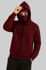 Balaclava Ninja Zipper Hoodie Jacket
