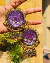 Gul e Zehra Resin Jhumka