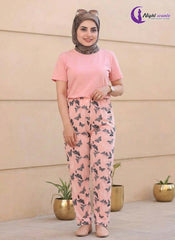 Blush Butterfly Printed PJs Set