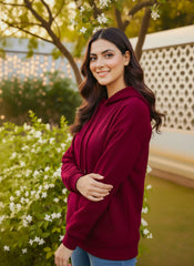 Winter Basic Hoodie For Women