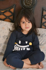 Smiley Navy Blue Kids Wear