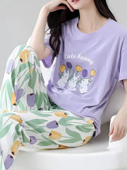 Cute Bunny PJs Set