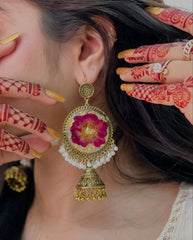 Husn e Gulab Resin Jhumka
