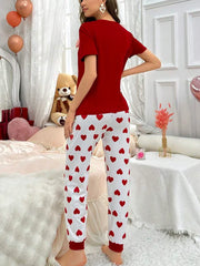 Red Heart PJs Set