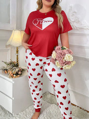 Red Heart PJs Set