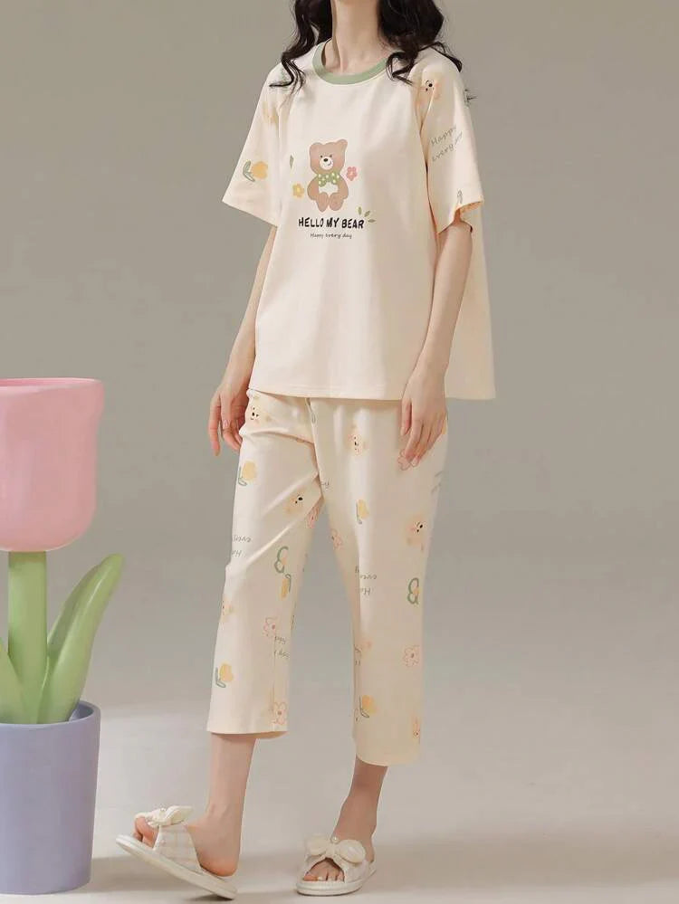 Hello My Bear PJs Set
