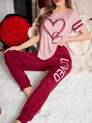 Two Heart PJs Set