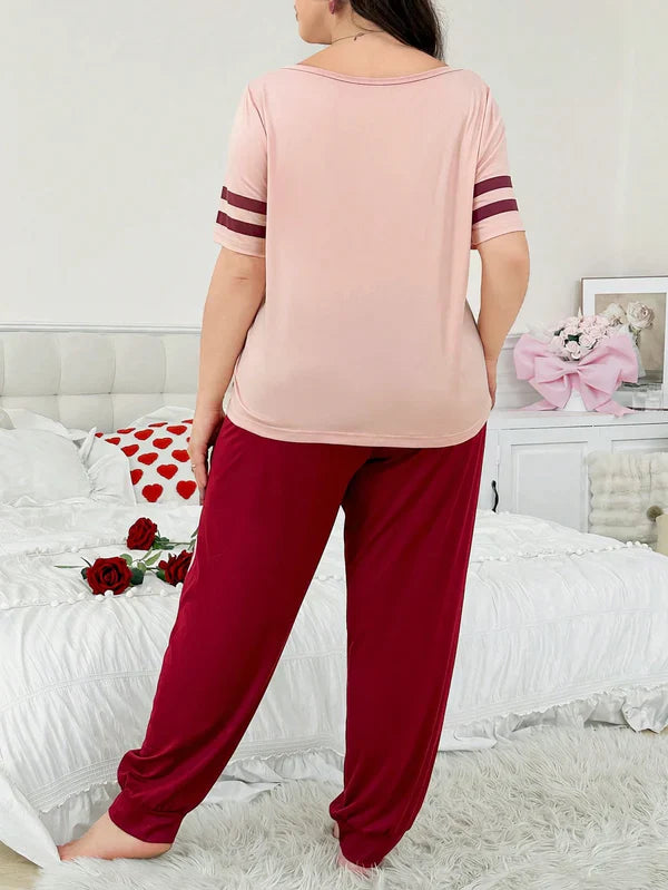 Two Heart PJs Set