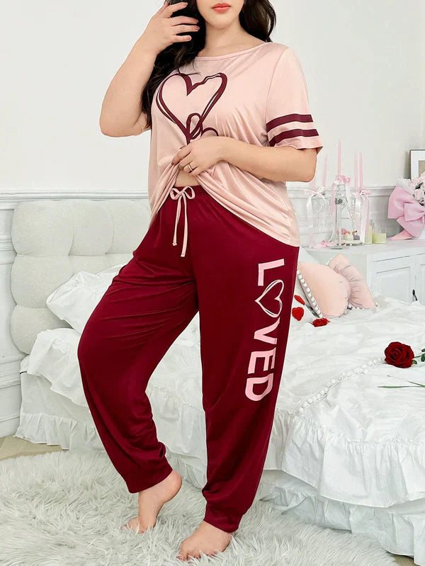 Two Heart PJs Set