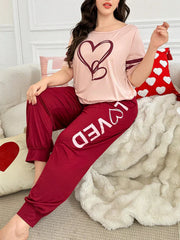 Two Heart PJs Set