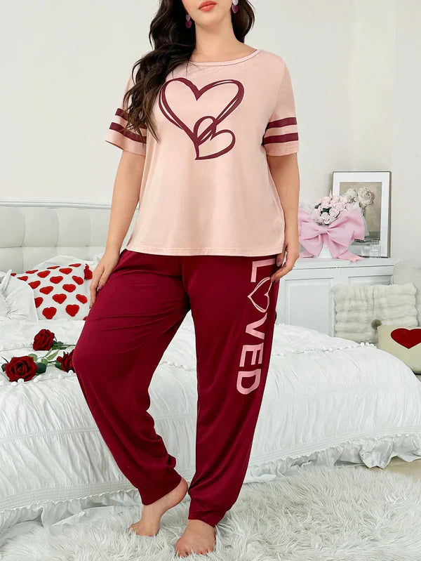 Two Heart PJs Set