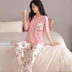 Pink Pocket PJs Set