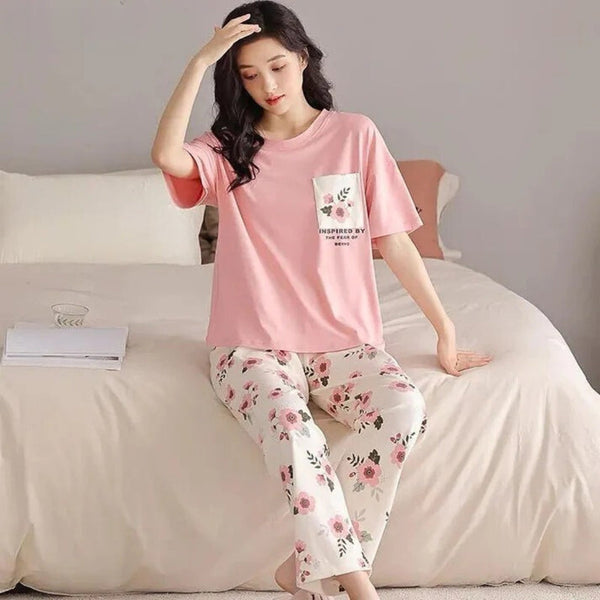 Pink Pocket PJs Set
