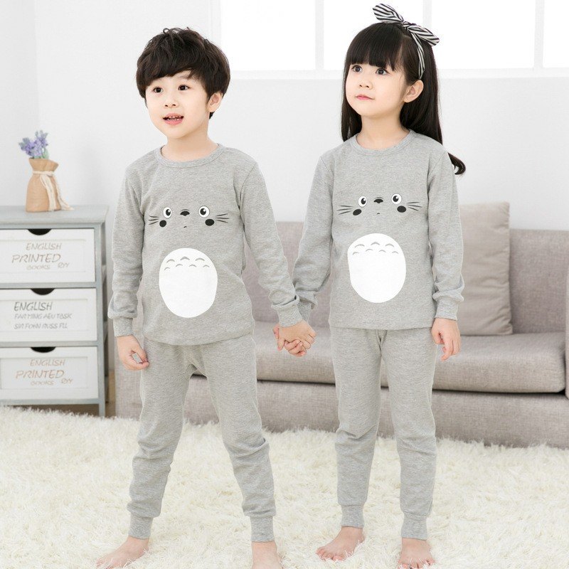Grey Penguin Printed Kids Wear