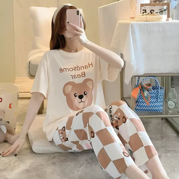 Handsome Bear PJs Set