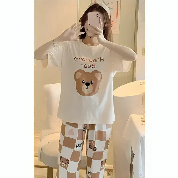 Handsome Bear PJs Set