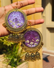 Gul e Zehra Resin Jhumka