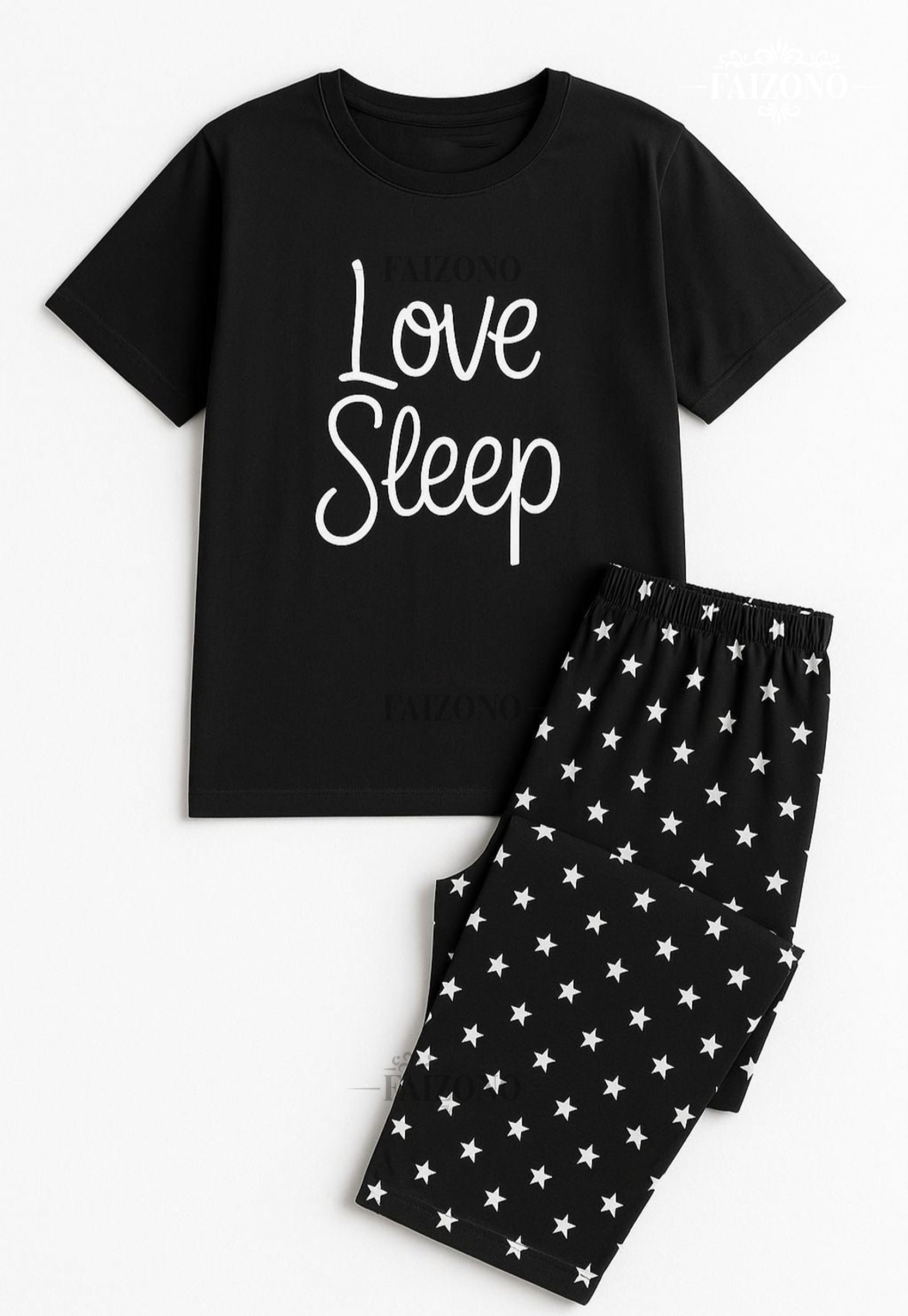 Black Love Sleep Pjs Set