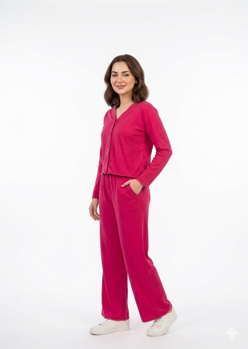 Luna Long Set Half Sleevs
