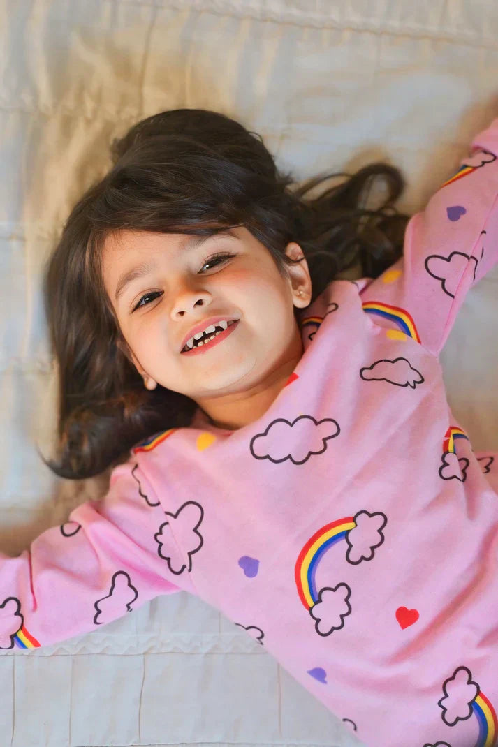 Pink Rainbow Kids Wear