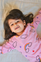 Pink Rainbow Kids Wear