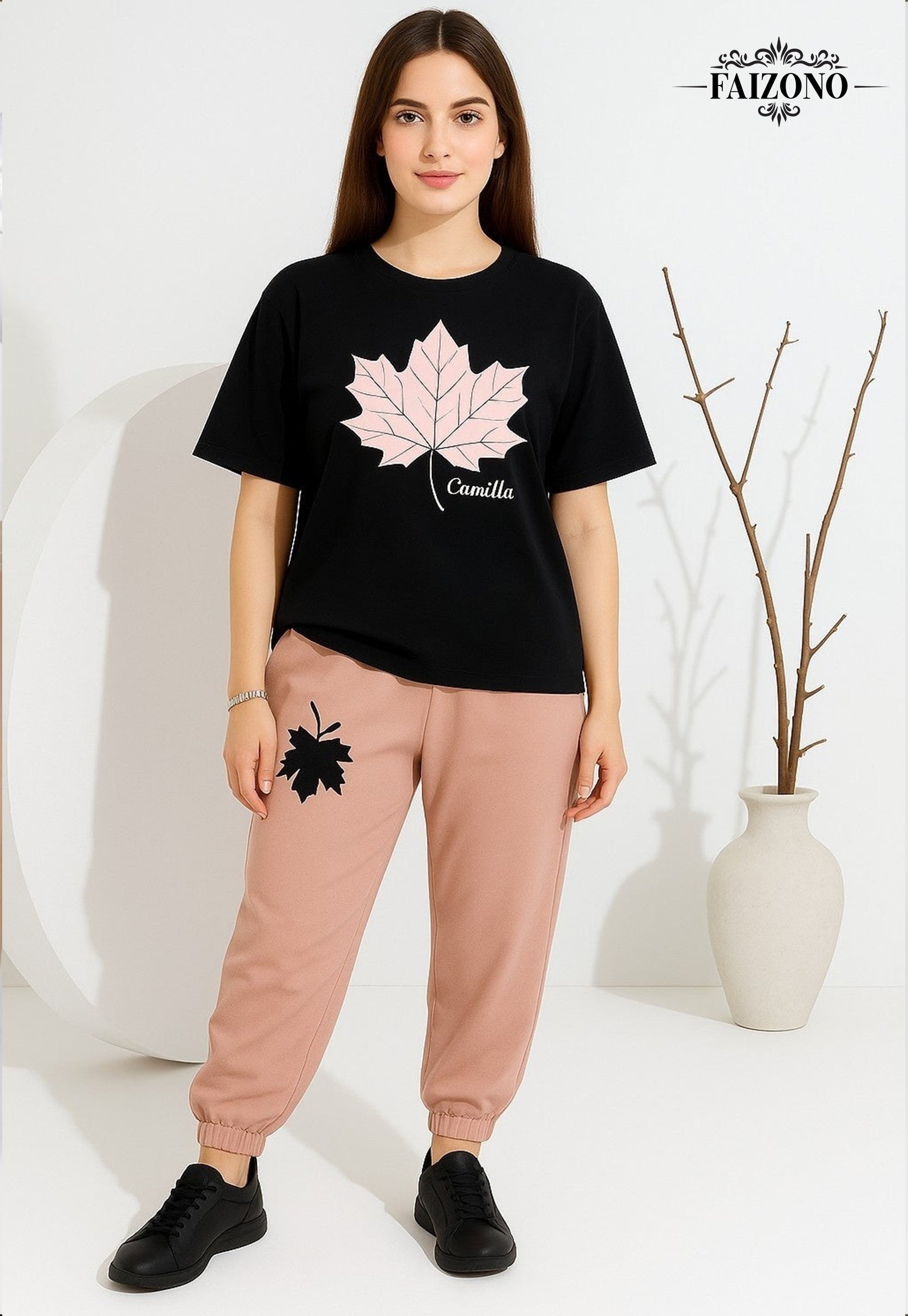 Maple Leaf PJs Set