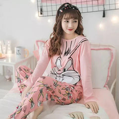Pink Bunny PJs Set