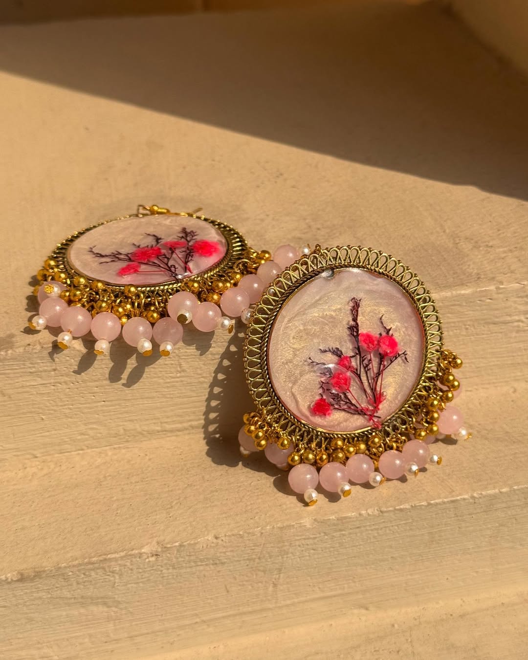 Phool Saaz Resin Jhumka