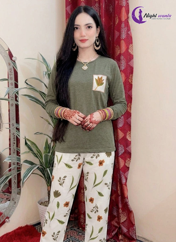 Serene Blossom PJs Set