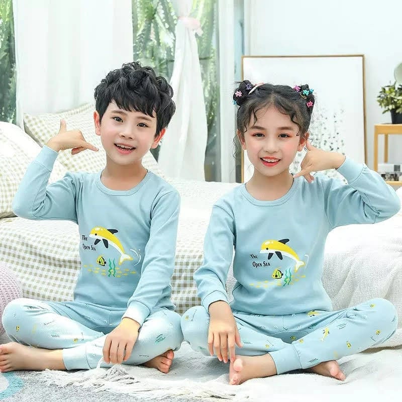 Dolphin Printed Kids Wear