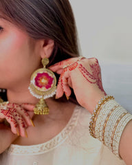 Husn e Gulab Resin Jhumka