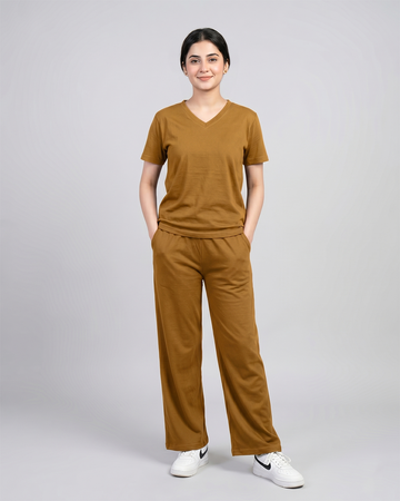 Luna Long Set Half Sleevs