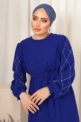 Winter Diamond Printed Long Sleeves 2 PCs Co-Ord Set