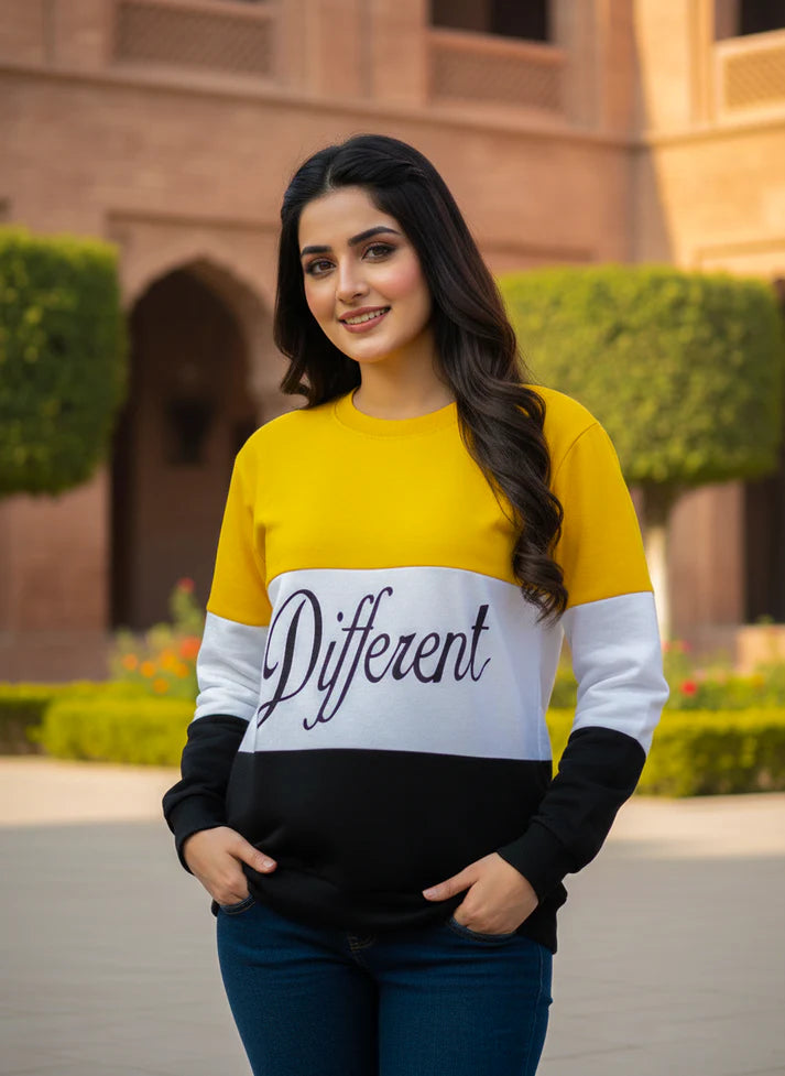 Winter Different Printed Sweatshirt