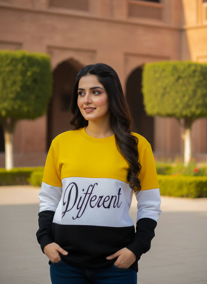 Winter Different Printed Sweatshirt